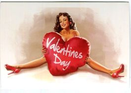 Postkarte "Pin-up".