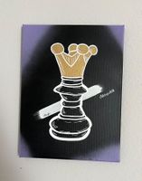 Bild auf Leinwand gesprayt, 30x40cm