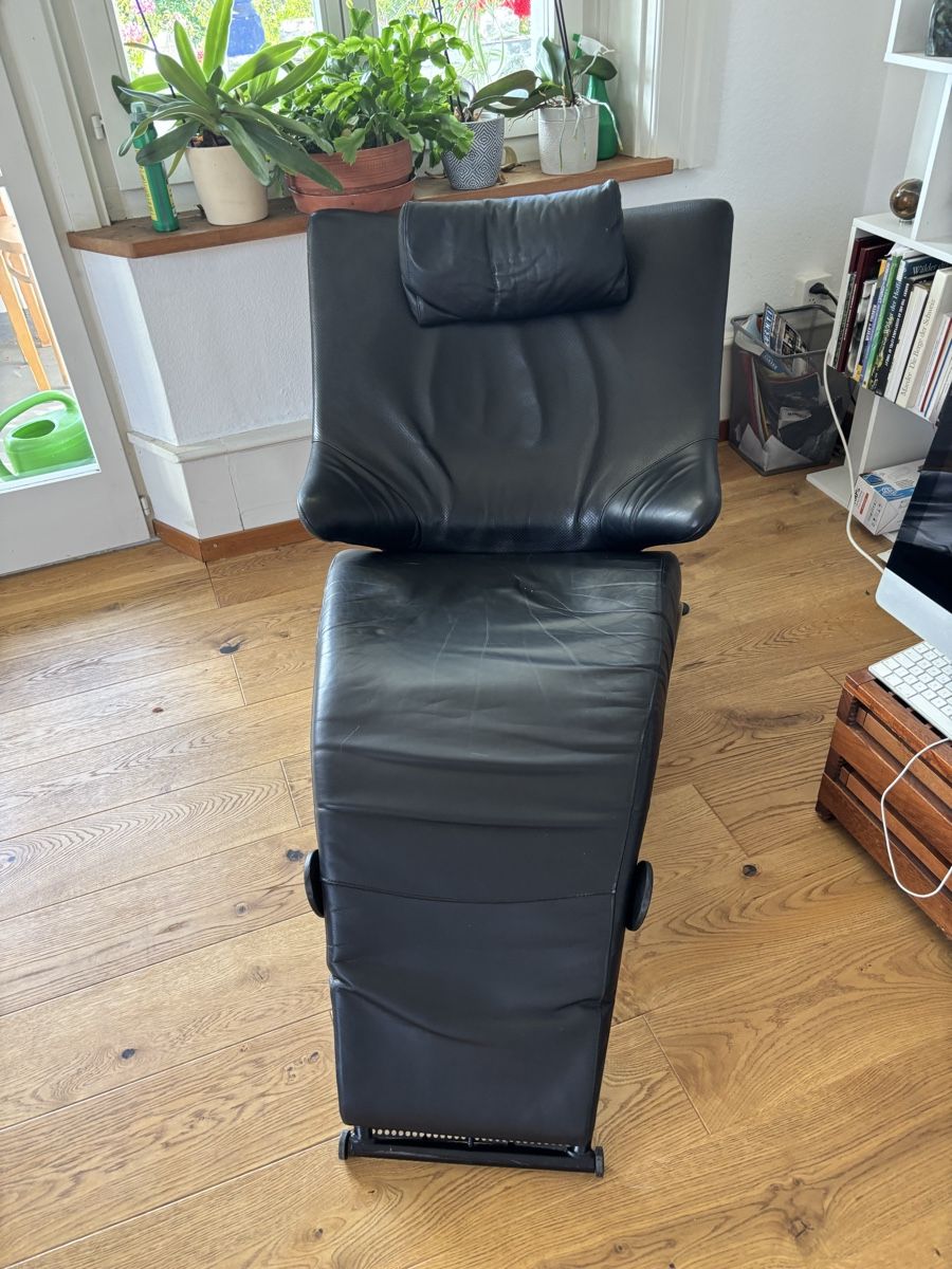 Fauteuils: 2 Design Sessel Leder Schwarz – D'occasion à Gümligen par Jangala 1