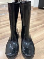 Schicke Regen Gummistiefel, Grösse 36, schwarz, neuwertig