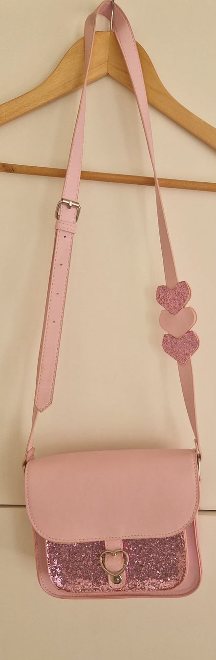 Borse & Zaini: Umhängetasche in Rosa mit Glitzerdetails – Nuovo (secondo la descrizione) da Appenzell venduto da Top_Top