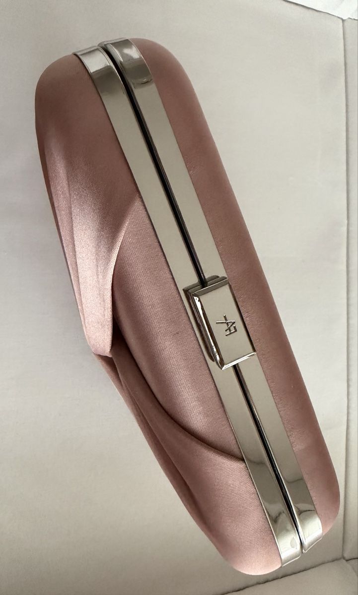 Anna Field Borse da donna: Anna Field Clutch, rosa Satin – Usato da Au ZH venduto da FMRF 2