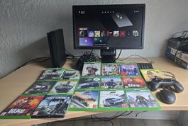 Xbox One X Komplettset – Monitor, 3 Controller, 15 Spiele