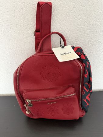 Desigual Stylish Red Belt Bag, New with Tags - Trendy