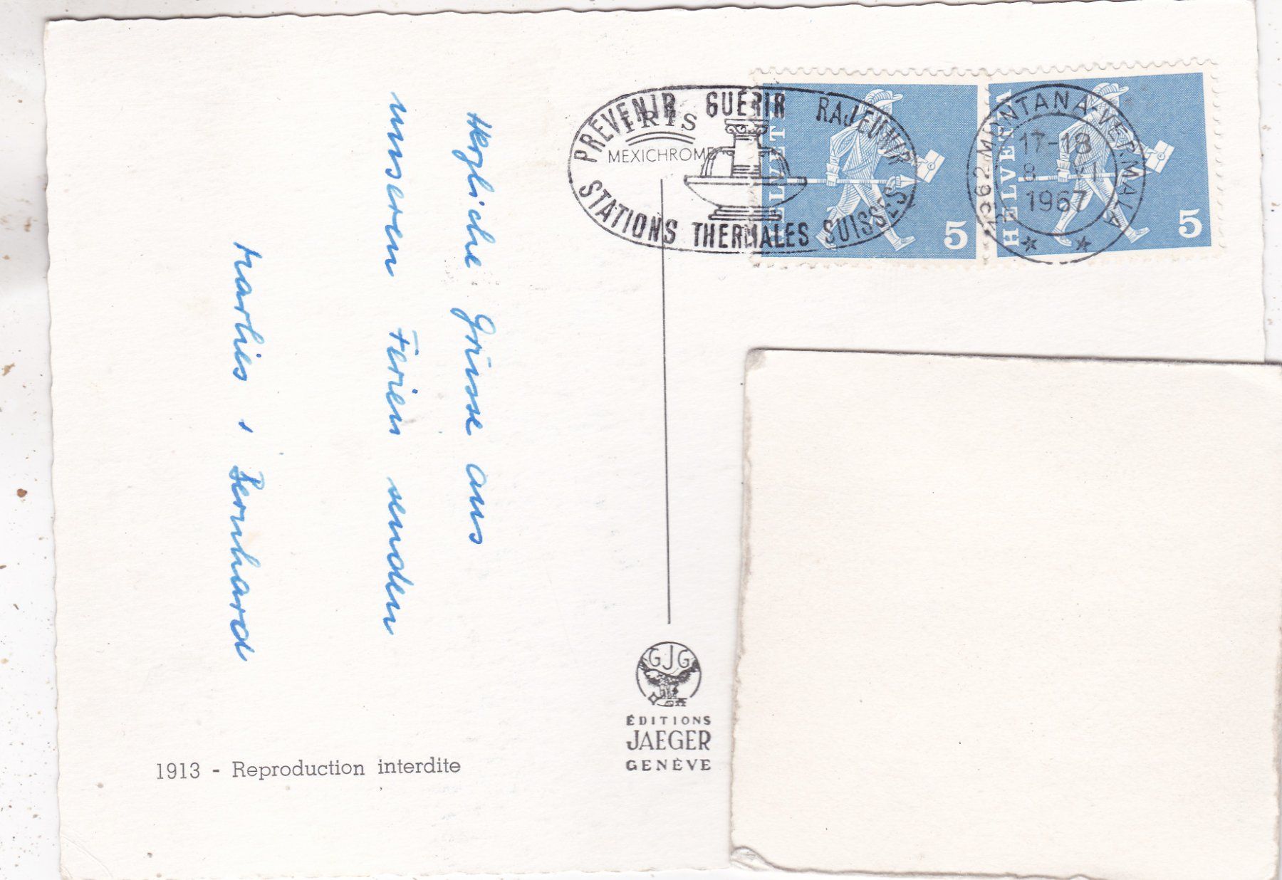 Cartoline postali: Montana Crans 1967 – Usato da Herisau venduto da Lisegrat2008 1