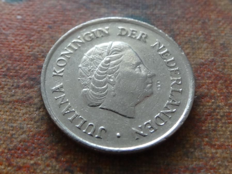 Tutti le monete: PAYS-BAS  Nederland  25  Cent  1972 – Usato da Romanel-sur-Lausanne venduto da Swift13 1