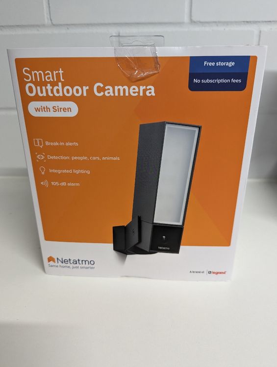 Netatmo Outdoor Camera Presence mit Alarmsirene - Gebraucht | Kaufen ...