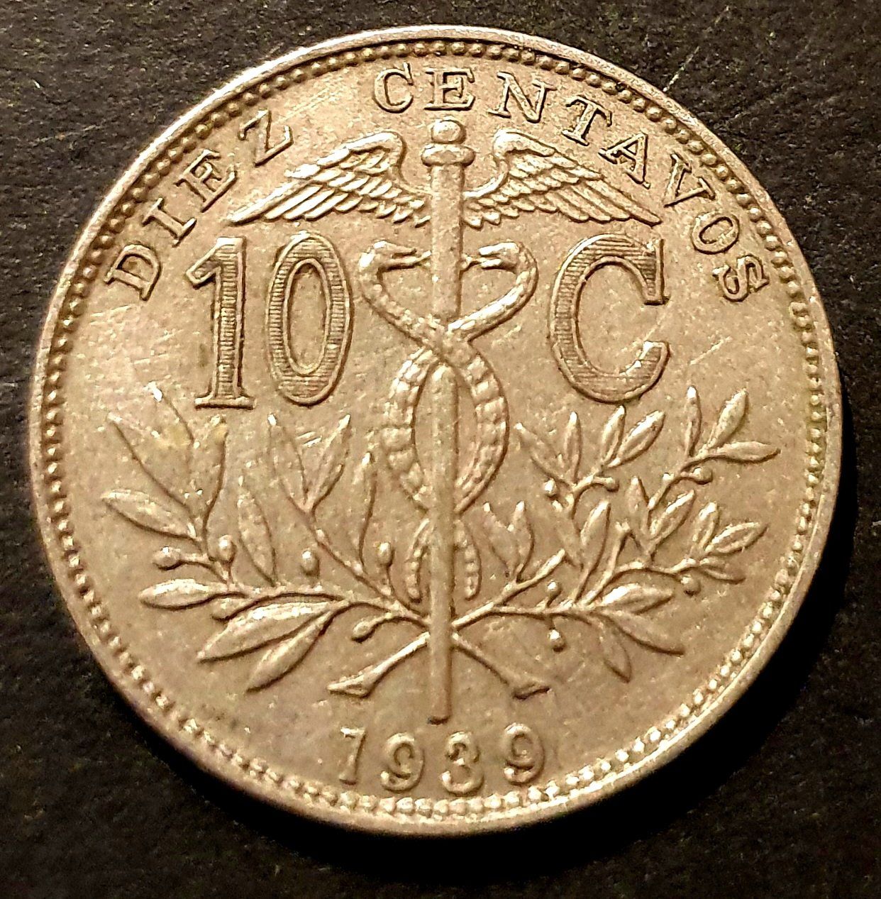 Tutti le monete: 10 Centimos 1939 Bolivien – Usato da Egerkingen venduto da Acc1 1