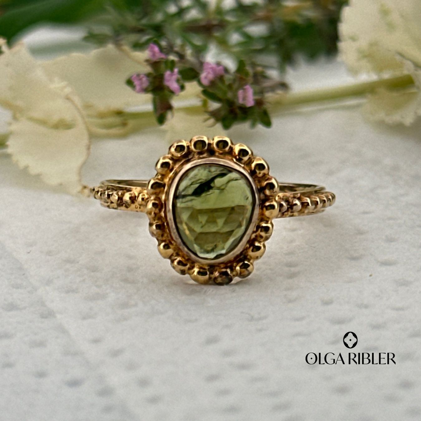 Olga Ribler Anelli: Unikate Turmalin Ring  -  Sterling Silber 925 – Nuovo (secondo la descrizione) da Luzern venduto da Schmuckoutlet 8