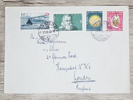 CL01 Enveloppe + Timbre Suisse 1948