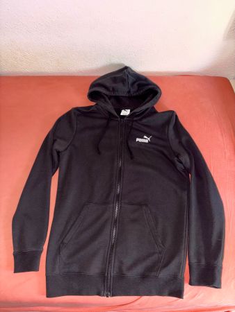 Sweat à capuche zippé veste Puma noir taille S