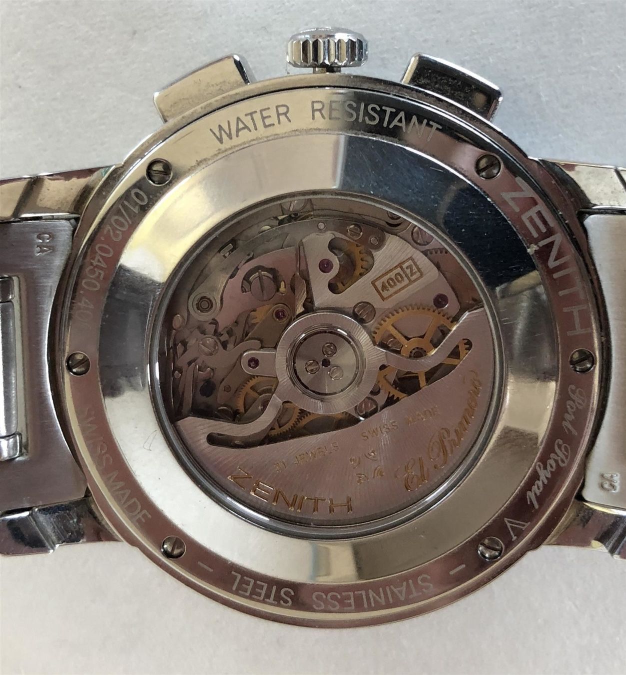 Zenith Orologi: ZENITH El Primero Automatic Port Royal - Ref 01/02.0450 – Nuovo (secondo la descrizione) da Appenzell venduto da Zimiuno 5