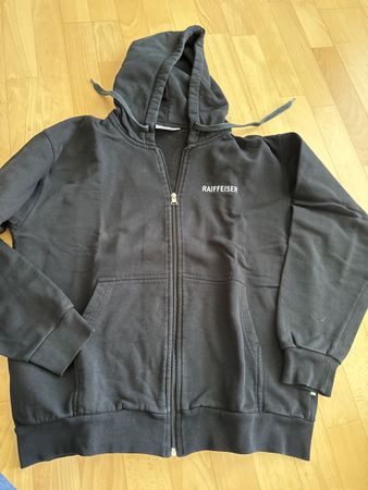 Raiffeisen Kapuzenpullover Hakro Grösse M schwarz Reissversc