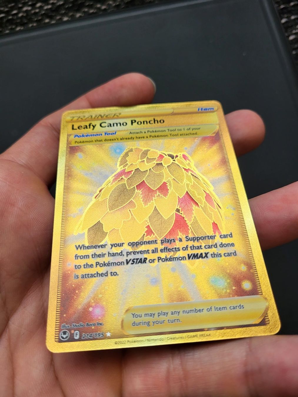 Pokémon Carte collezionabili: Pokemon Leafy Camo Poncho Goldcard – Usato da oberbuchsiten venduto da thug4 2