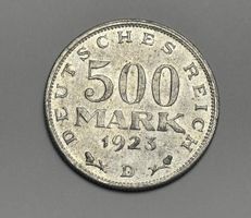 Pièce 500 Mark 1923 Allemagne collection numismatie 🇩🇪