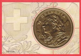 2013  Sonderblock  Goldvreneli VOLLSTEMPEL ERSTTAG