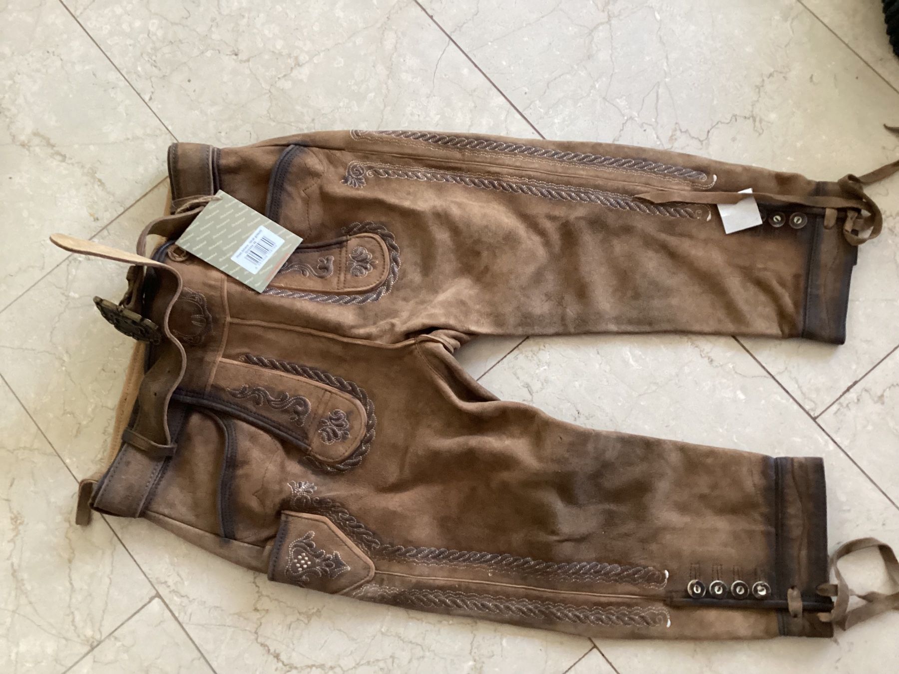 Hosen: Herren Lederhose Stockerpoint – Neu (gemäss Beschreibung) aus Flüelen von ne08