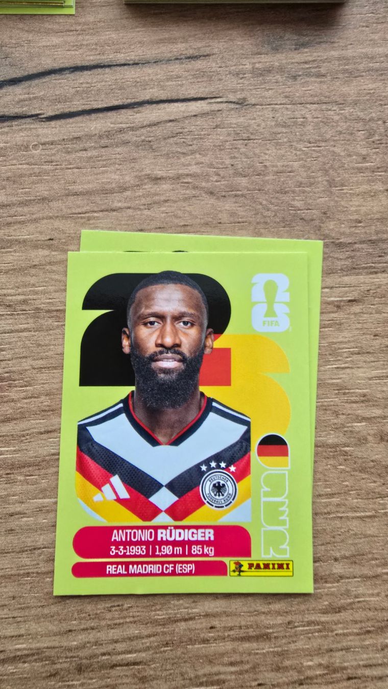 Panini Carte collezionabili: Panini WM 2026 Germany Antonio Rudiger – Usato da Seewen SZ venduto da mads_around