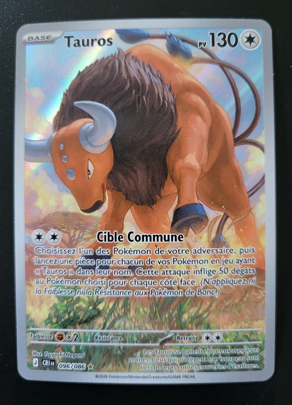 Pokémon Carte collezionabili: Tauros Chaos ascendant FR – Nuovo (secondo la descrizione) da St-Sulpice VD venduto da cel_ysf7