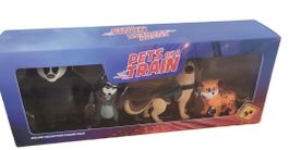 PETS ON A TRAIN - limitiertes Figurenset FALCON EXPRESS, OVP