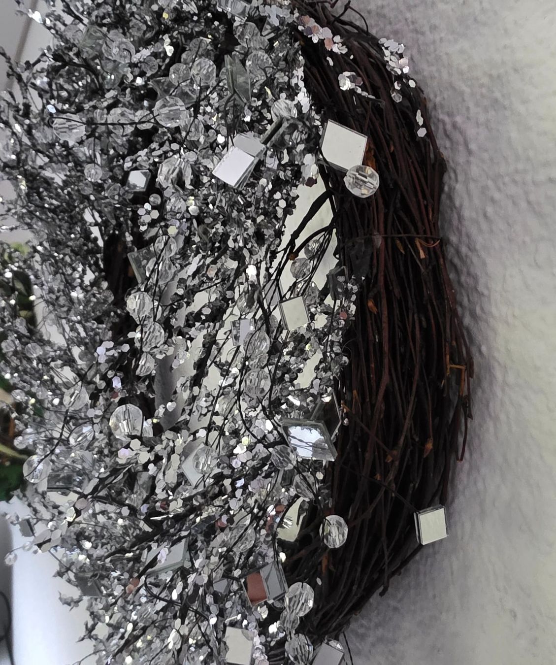 Tutte le decorazioni: Wunderschöner Spiegel Adventskranz, Durchmesser ca 50cm. – Usato da Rheinsulz venduto da Dred 4