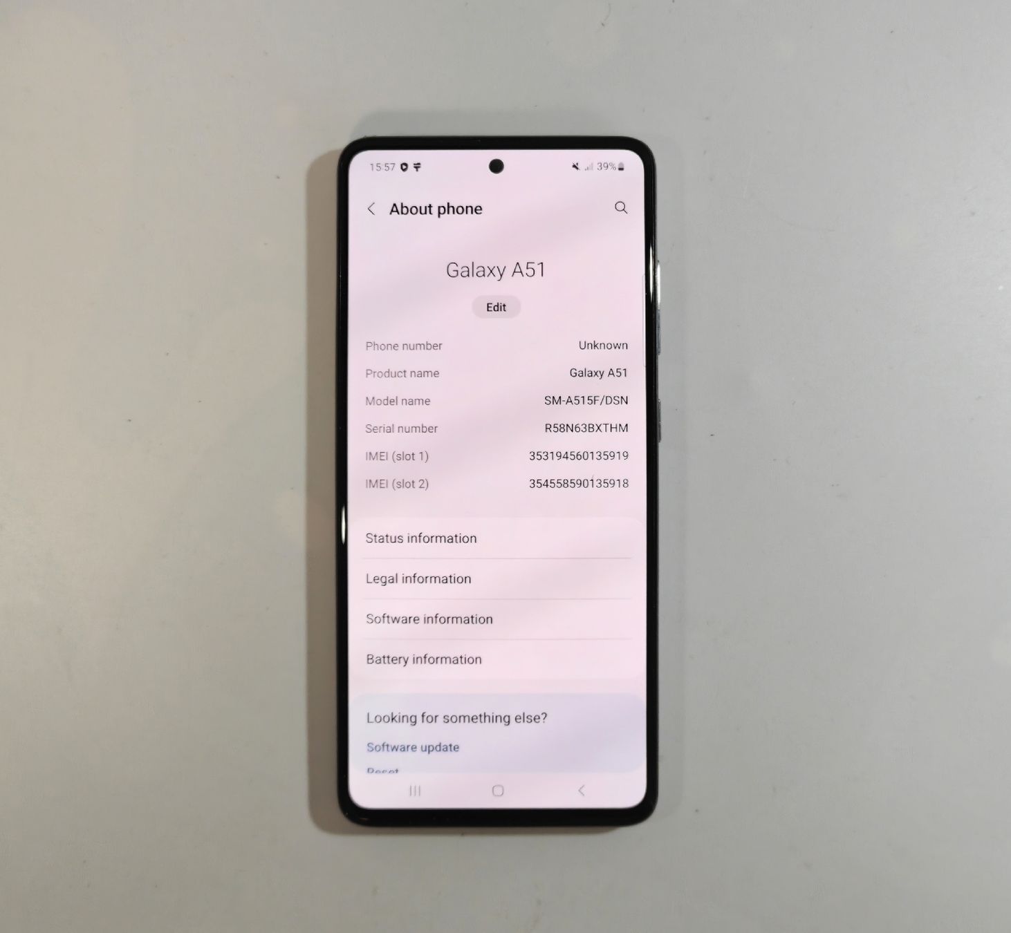 Samsung Telefoni cellulari / Smartphones: Samsung Galaxy A51 weiss – Usato da Ehrendingen venduto da Rocky985 3
