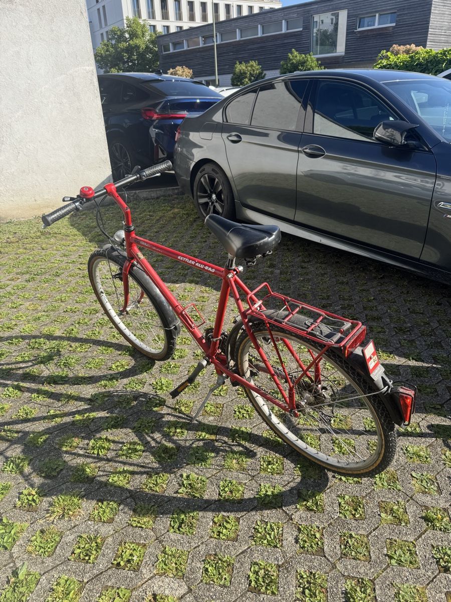 Kettler Biciclette: Kettler Old-timer Red Bicycle Used – Usato da Thalwil venduto da inf_86dk 1
