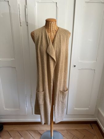 MORE & MORE - Strickjacke beige 36