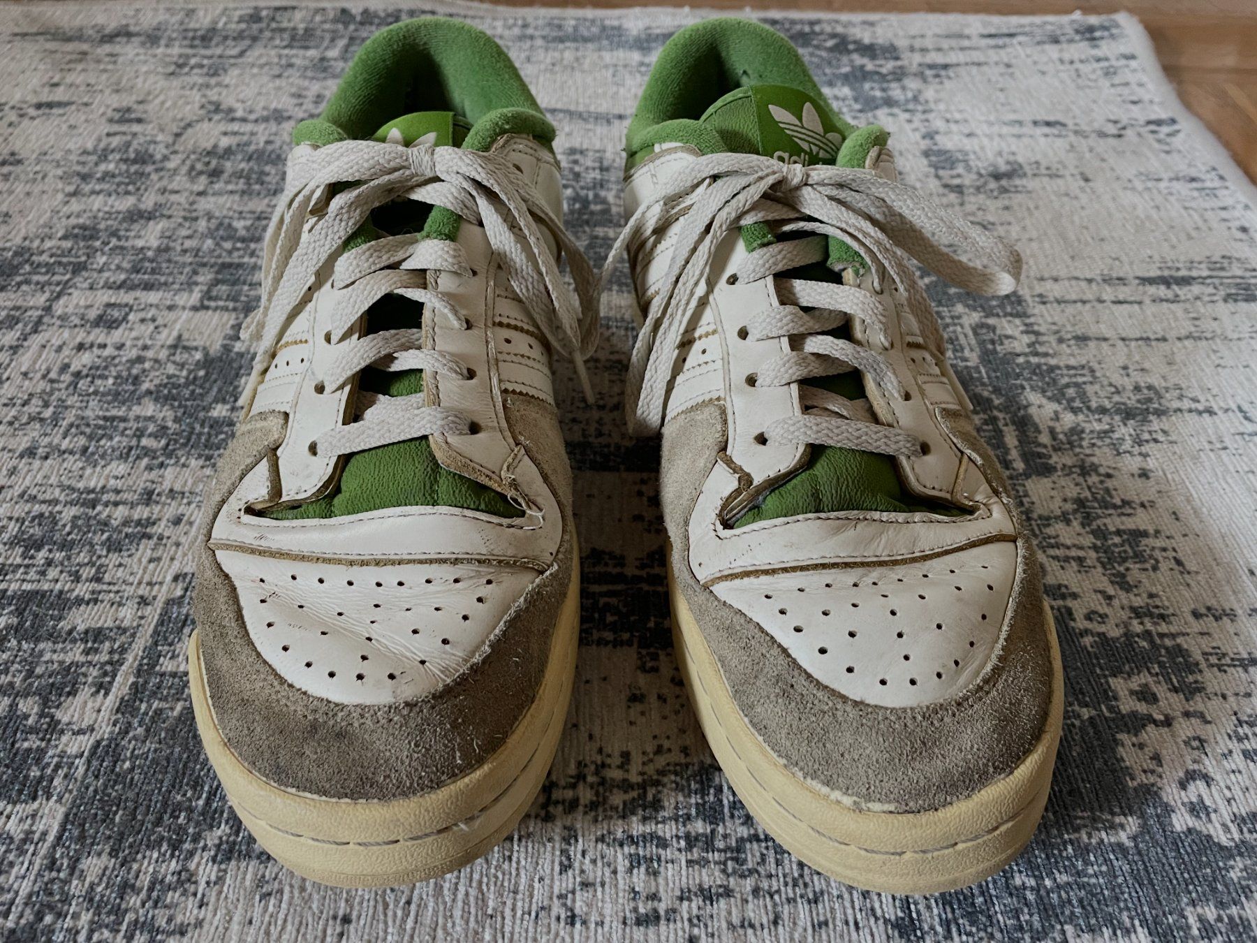 Adidas Scarpe da uomo: Adidas - Forum Low (White/Green) – Usato da Chiasso venduto da Er_Mon 5
