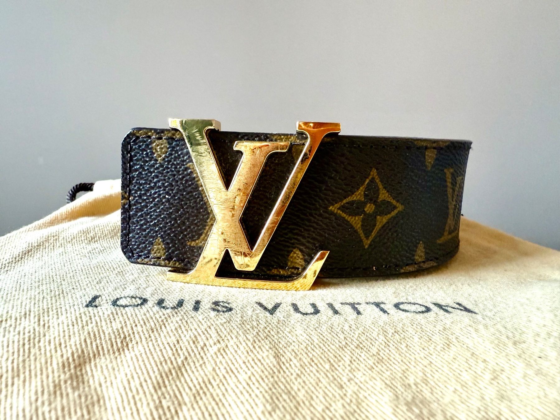 Louis Vuitton Cinture: LOUIS VUITTON MONOGRAM GÜRTEL – Usato da Castagnola venduto da joonam 1