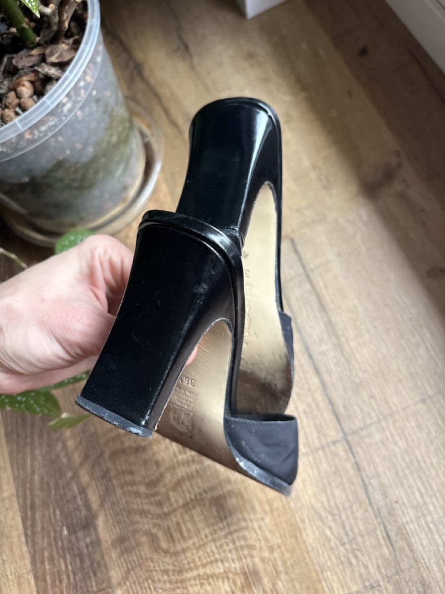 Damenschuhe: Mules Russel&Bromley London Leder – Gebraucht aus Bern von LoveVintageY2K 3