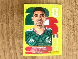 Panini FIFA WM 2026 Sticker Johan Vãsquez MEX 3