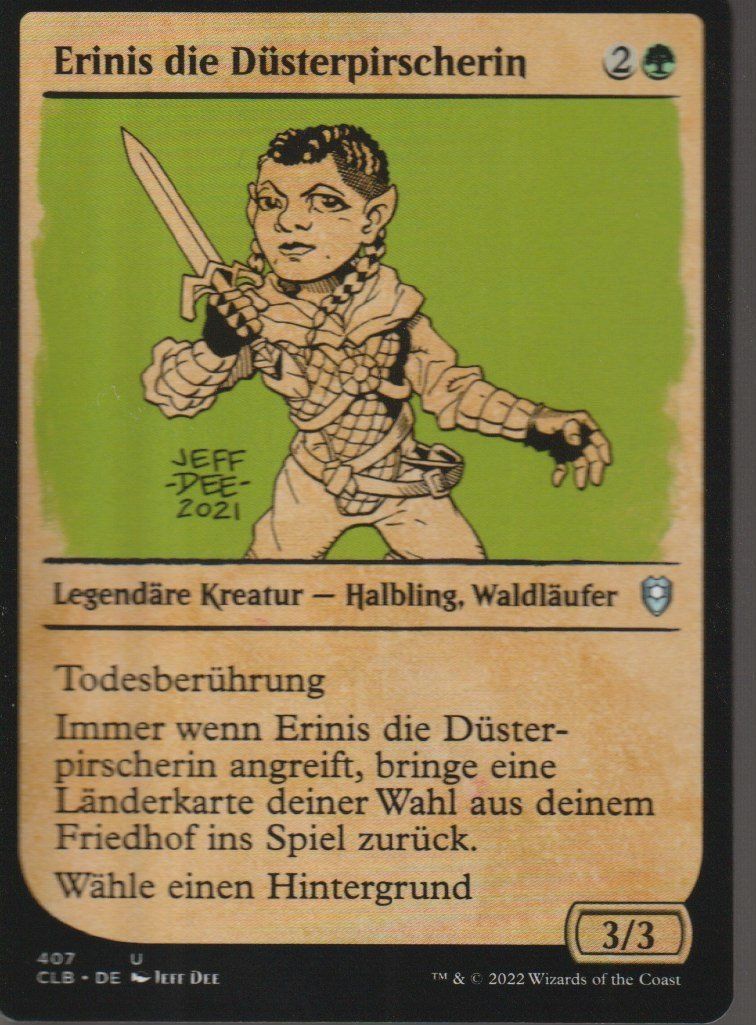 Magic The Gathering Carte collezionabili: TCG Magic The Gathering MTG CLB 407 Erinis die Düsterpirsche – Nuovo (secondo la descrizione) da Vezia venduto da Aquarius_Age
