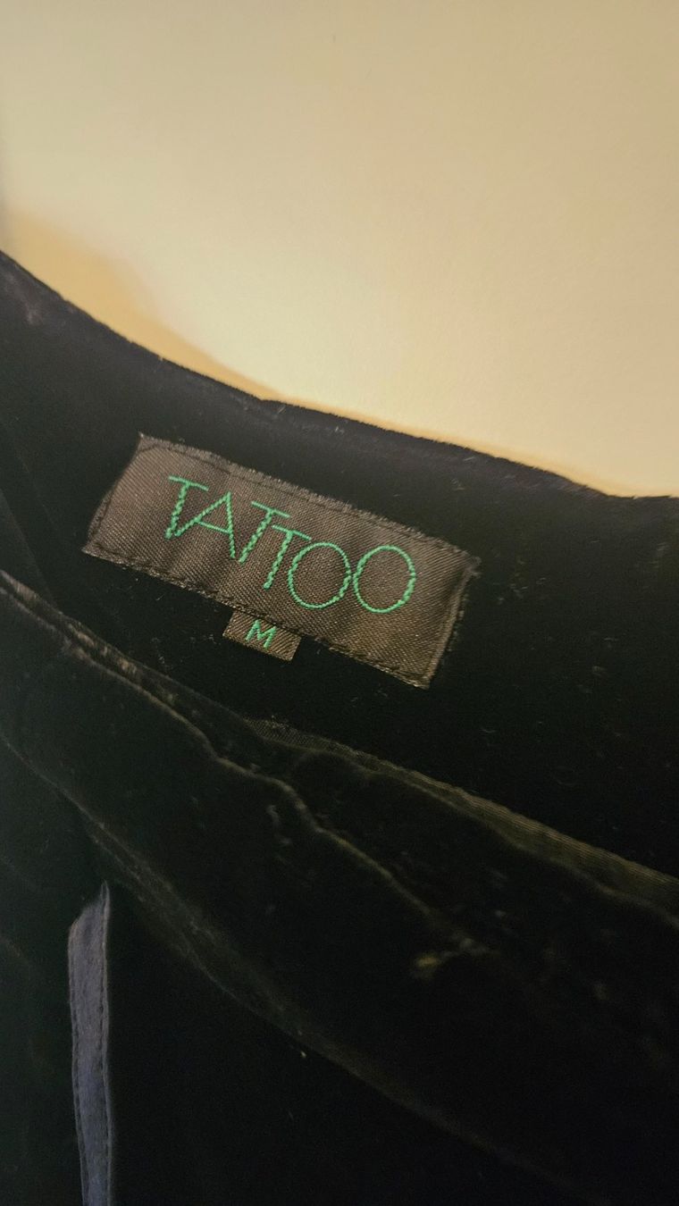 Completi & Tailleur: Camicetta e gonna nera Tattoo tg.M rayon e seta – Usato da Melano venduto da H-Sara 5