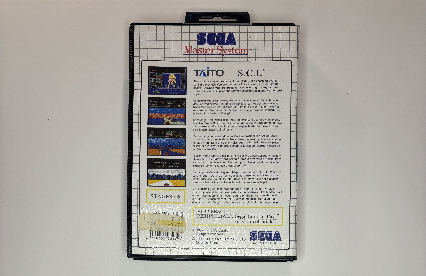 Sega Giochi: SMS - Special Criminal Investigation – Usato da Allschwil venduto da Bullach 4