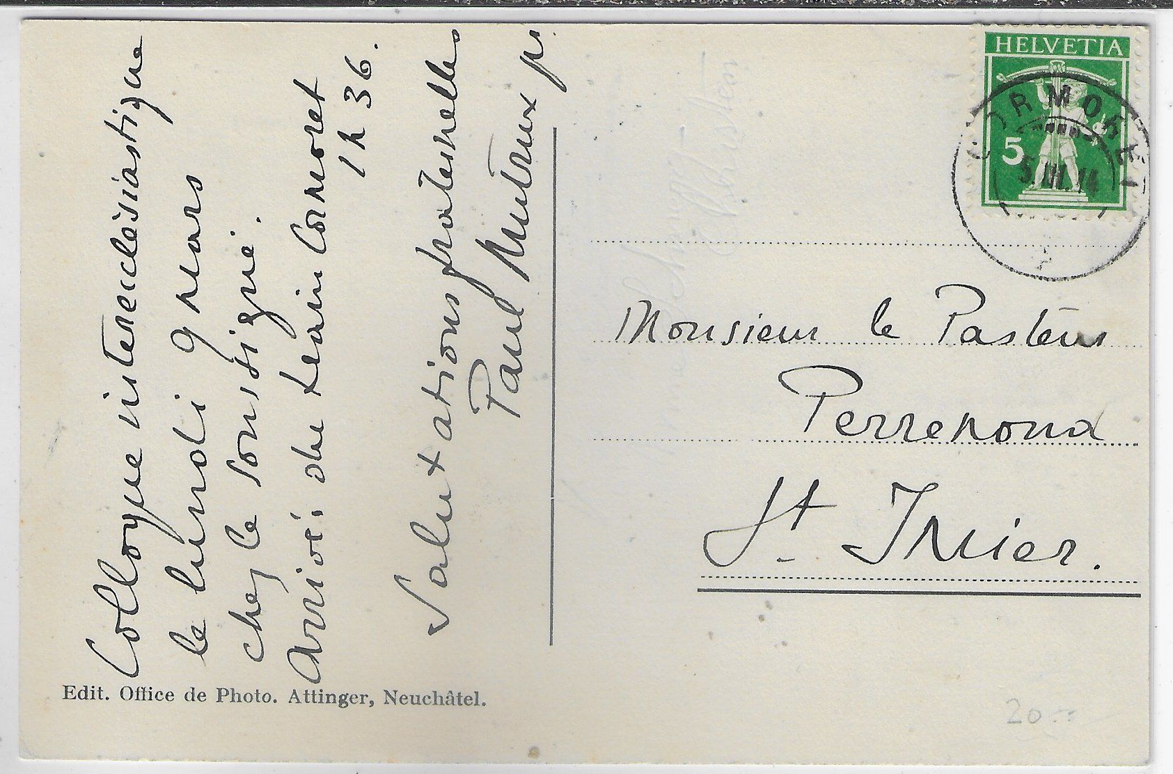 Cartoline postali: Cormoret - partie de village – Usato da Ettingen venduto da Kartenplanet 1