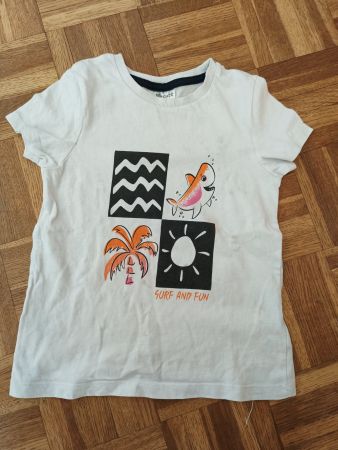So Cute T-Shirt Gr 98 Mädchen Hai weiss