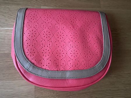 Damen Umhängetasche rosa beige wie neu
