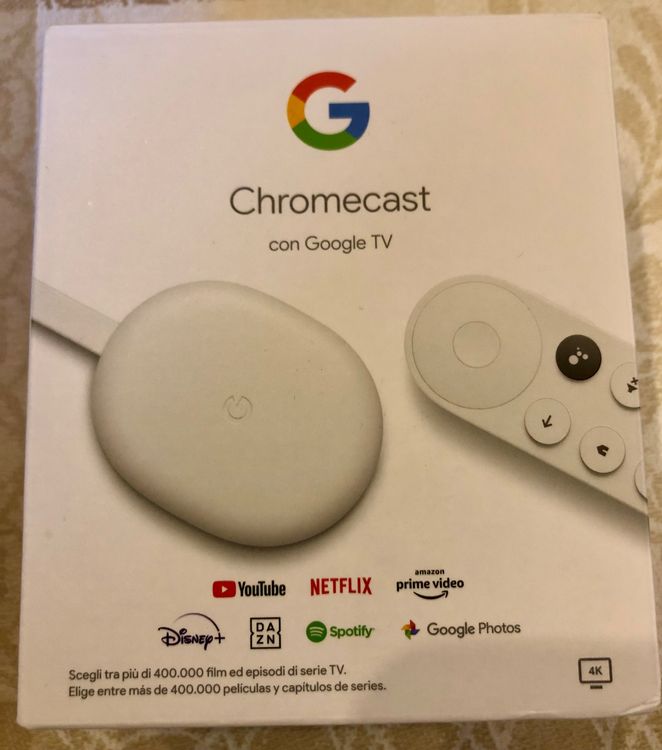 Google Chromecast mit Google TV 4K NEU & OVP Kaufen auf Ricardo