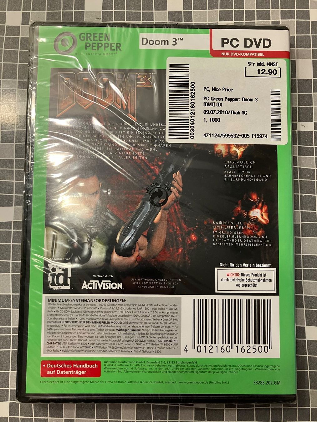 Giochi: Doom 3 - PC (2004, deutsch, sealed) – Nuovo e nell'imballaggio originale da Winkel venduto da Asdas87 1
