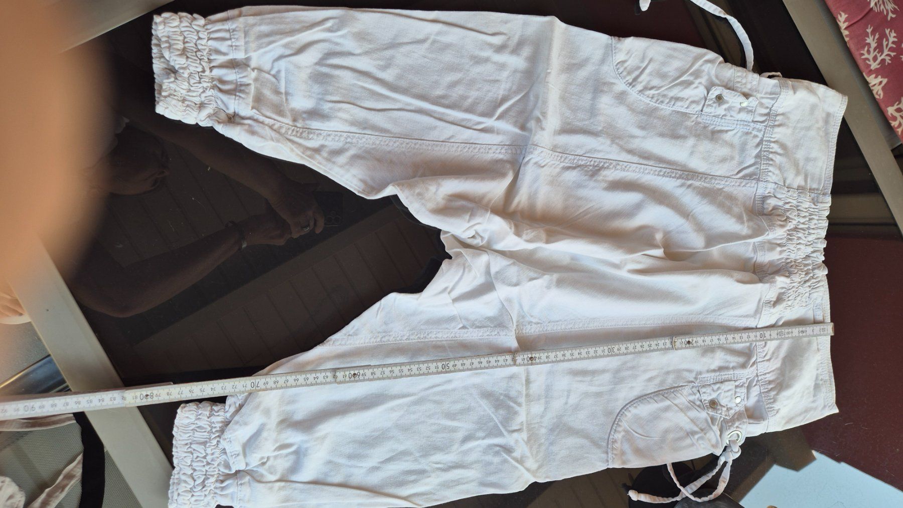 Pantalons: Pantaloni cotone cavallo basso – D'occasion à Gordevio par RUBY104 3