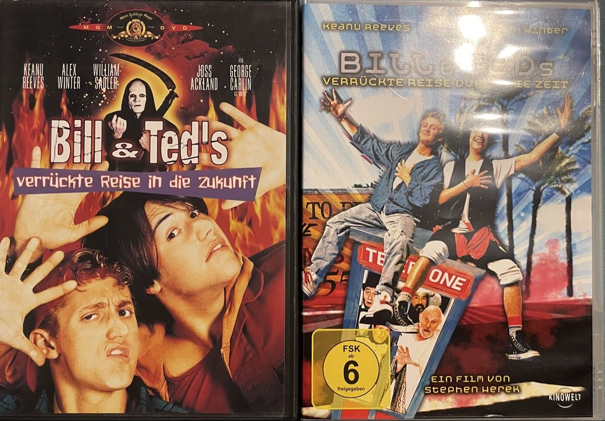 Tous les DVDs: Bill & Teds verrückte reise 1 + 2 – D'occasion à Waldenburg par Mimily33