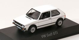 VW Golf I GTI Phase I 1976-1978 weiss / schwarz    1:43