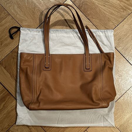 Fossil Shopper Leder Hellbraun