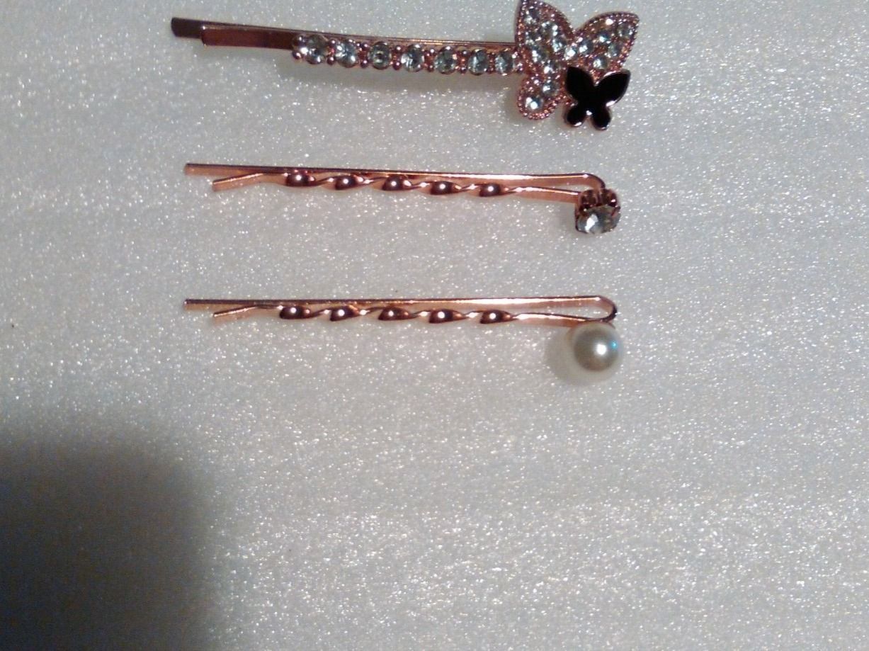 Accessoires pour cheveux: HAARKLIPS;3 stück,kristall,perlen – Neuf (Voir description) à Basel par bijoutrie_4