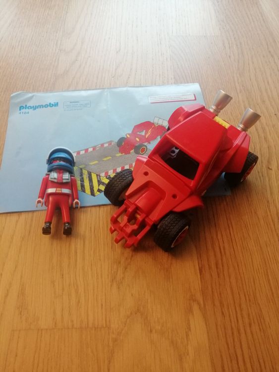 PLAYMOBIL 4184 Roter Miniflitzer – Mit Rückziehmotor & Sprungrampe, Zerlegbar