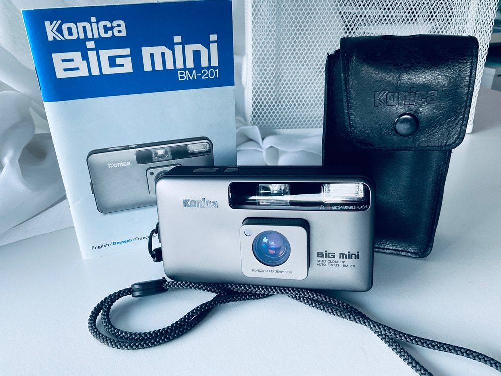 Konica Big Mini BM-201 35mm Lens Analog Kompaktkamera Kamera (Neu ...