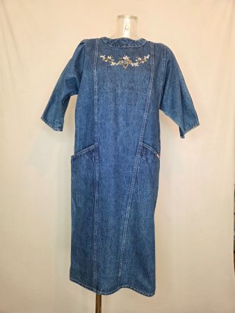 Vintage 80er Denimkleid Gr. 40