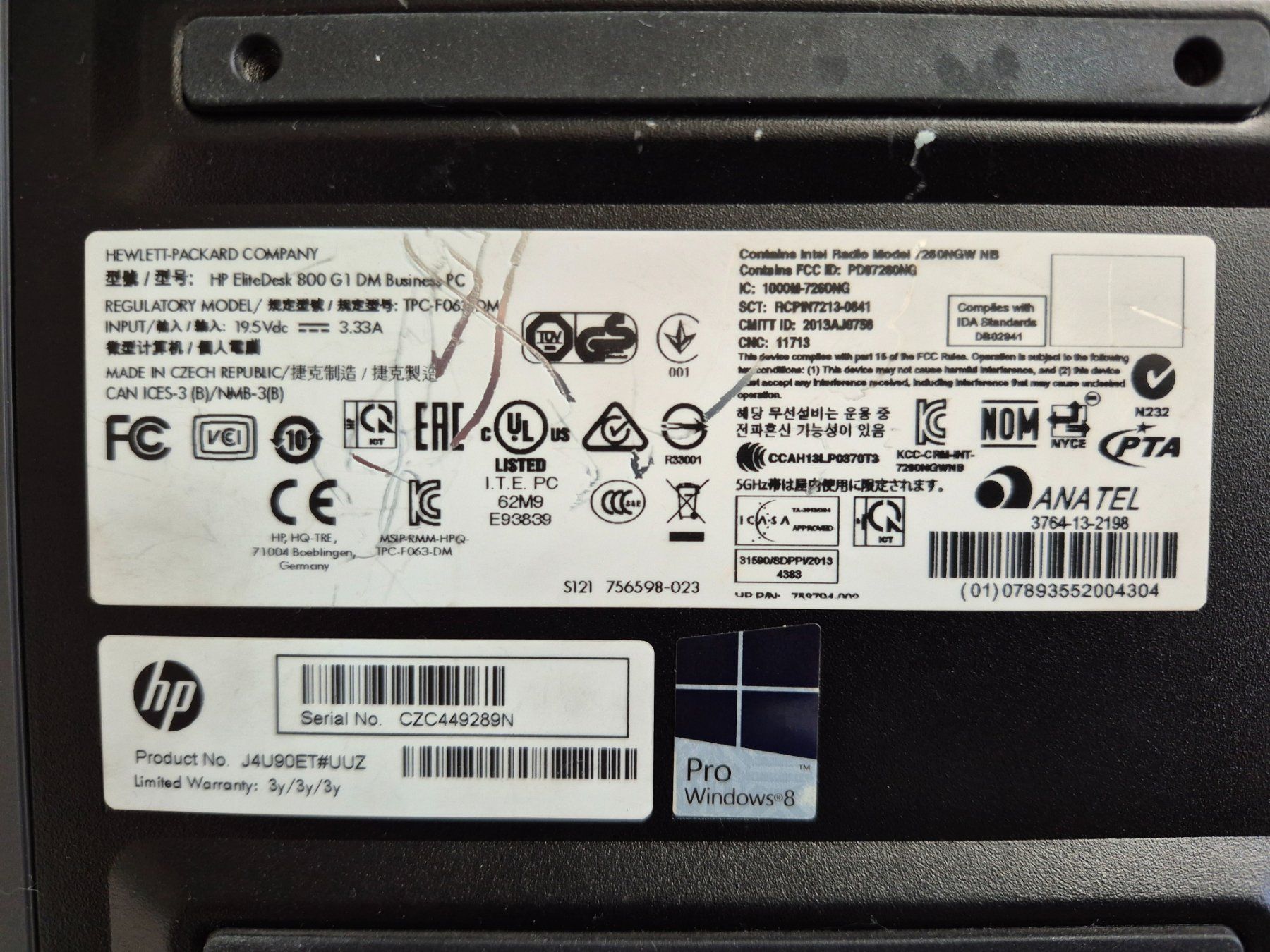 Hewlett Packard PC: HP EliteDesk Mini PC Intel Core i7 Windows 10 – Usato da Rüti b. Lyssach venduto da Fidi4 3