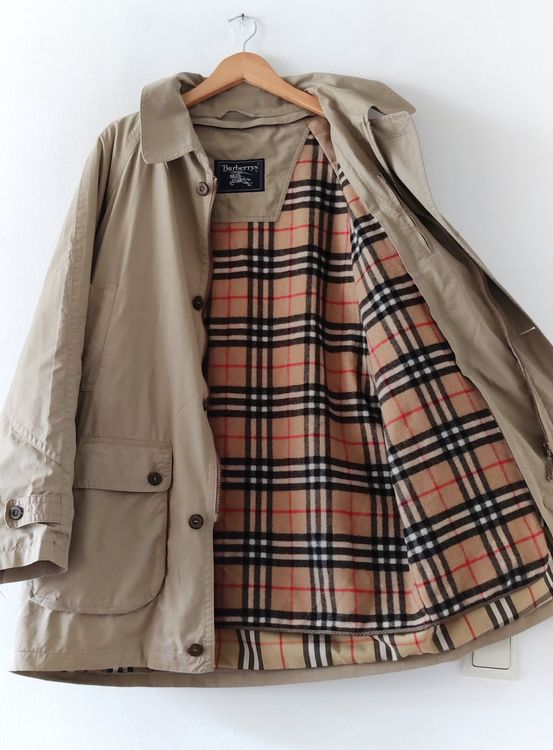 BURBERRY Jacke Parka Mantel Wool Novacheck Futter Gr.52 Kaufen auf Ricardo